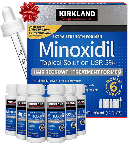 Minoxidil Kirkland Signature 5% Tratamiento Para 1 Mes